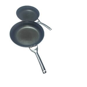 CALPHALON GUC SET OF 2 FRYING PANS  10" & 12"  HEAVY DUTY